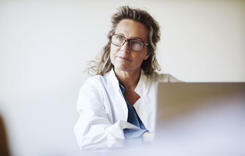 woman with laptop