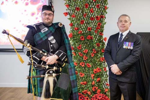 Remembrance day at M&G Kildean Office